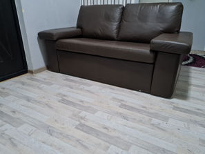 Mobilier Canapea de piele naturala cu functie de dormit
...