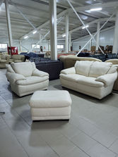 Mobilier Кожаная мягкая мебель 2,5+1+пуф.Italsofa. Герма...