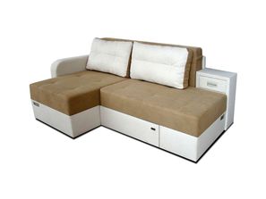 Mobilier Canapea de colt IM Narcis 2 White/Cappucino. Su...