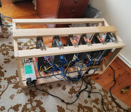 Calculatoare de masa Mining Rig 550 MH/s ETC sau alte monede în DUAL...