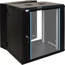 Safeuri 19&quot; 9U Wall Mounted Double Section Cabinet, Ah6...