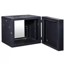 Safeuri 19&quot; 15U Wall Mounted Double Section Cabinet, Ah...