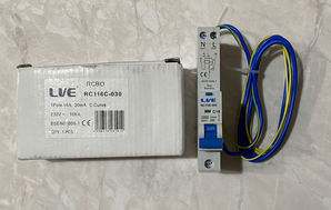 Iluminat Lve 16A 30mA RC116c-030 single pole RCBO circui...