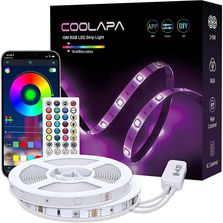 Iluminat Banda RGB LED 10/15m cu equalizer, aplicatie si...