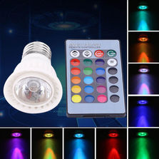 Iluminat Becuri LED RGB cu telecomandă
------
Becuri L...