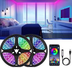 Iluminat Led ленты RGB 5V SMD 5050 Bluetooth и пульт. Le...