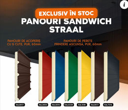 Altele Panouri sandwich la cele mai accesibile preturi...