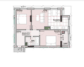 Centru Apartament cu 2 camere, 67 m², Centru, Dumbrava...