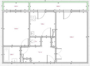 Centru Apartament cu 2 camere, 54 m², Centru, Orhei
-...